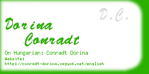 dorina conradt business card
